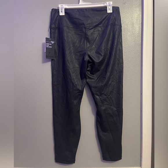 NEW 90 Degree Faux Leather Leggings - Picture 2 of 3